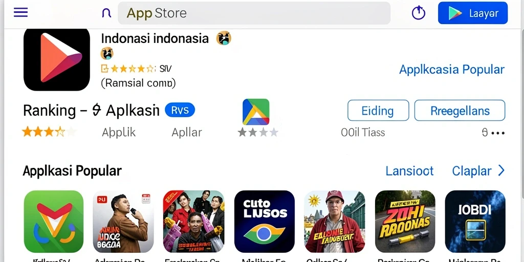 Tampilan antarmuka utama aplikasi 8SVIP.