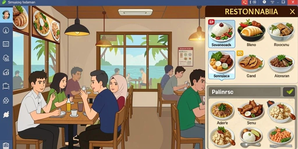 Tampilan antarmuka pengguna yang menarik dan intuitif.