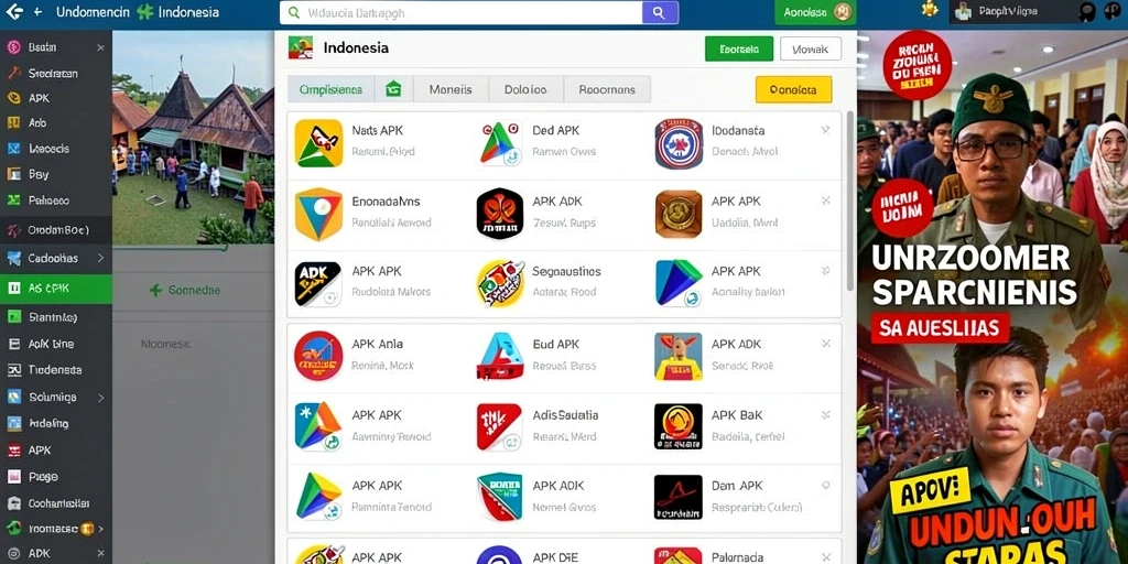 Tangkapan layar menampilkan tampilan utama permainan yang menarik.