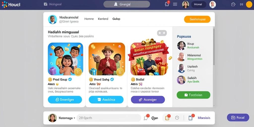 Tampilan antarmuka pengguna yang intuitif.