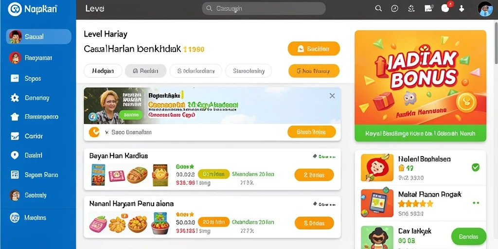 Screenshot aplikasi menampilkan antarmuka yang menarik.
