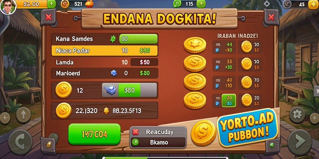 Tampilan awal game BOWO77 yang menarik.