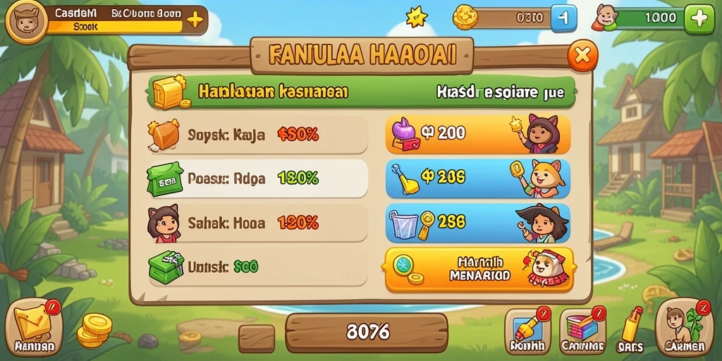Tampilan antarmuka yang menarik dan user-friendly.