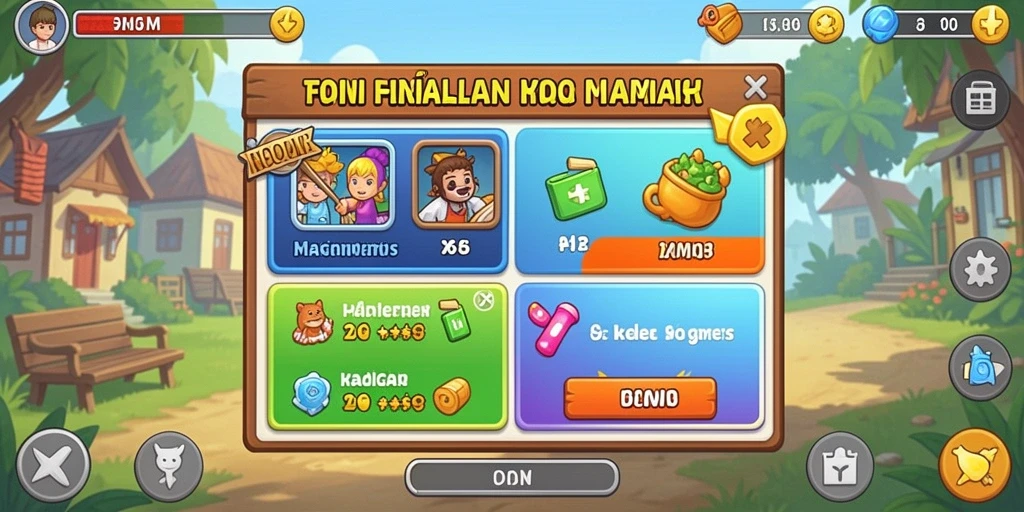 Tampilan antarmuka yang sederhana dan menarik.