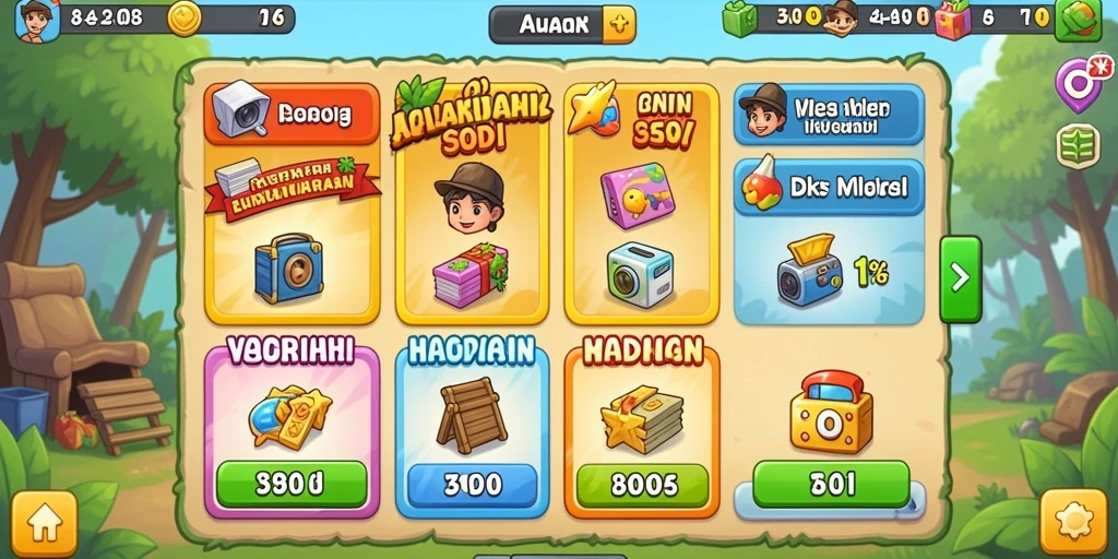 Tampilan karakter utama yang kuat dan berani.