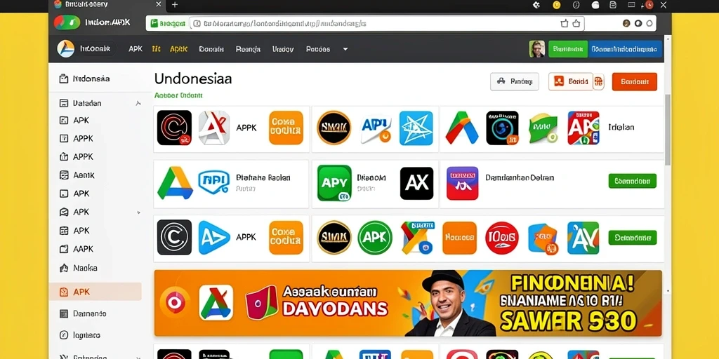 Tampilan antarmuka pengguna GRABWIN yang menarik.
