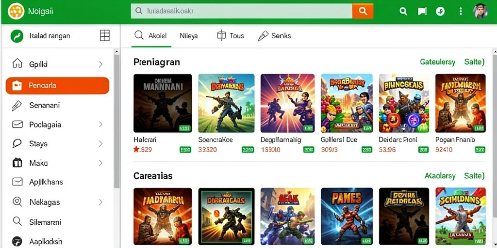 Tampilan antarmuka yang menarik dan user-friendly.