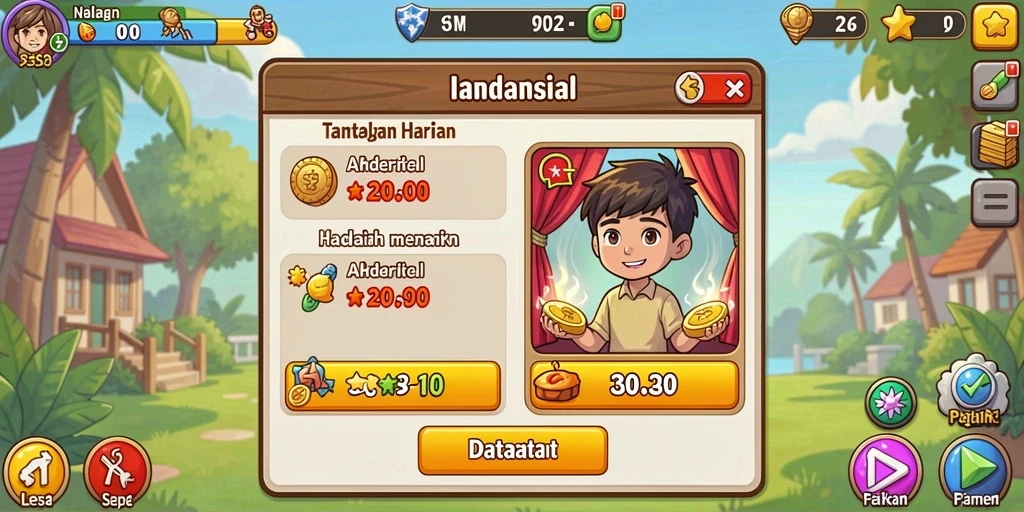 Menampilkan aksi seru dalam LEDAKGG.