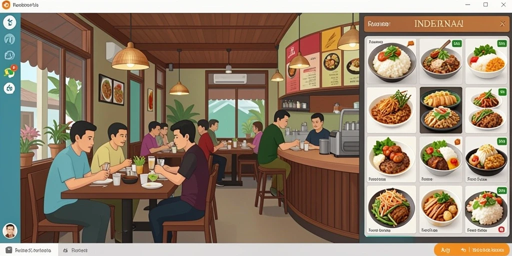 Tampilan awal yang menarik dan mudah dinavigasi.