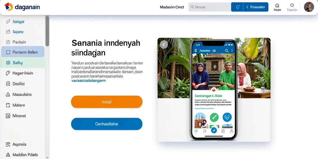 Tampilan antarmuka yang user-friendly.