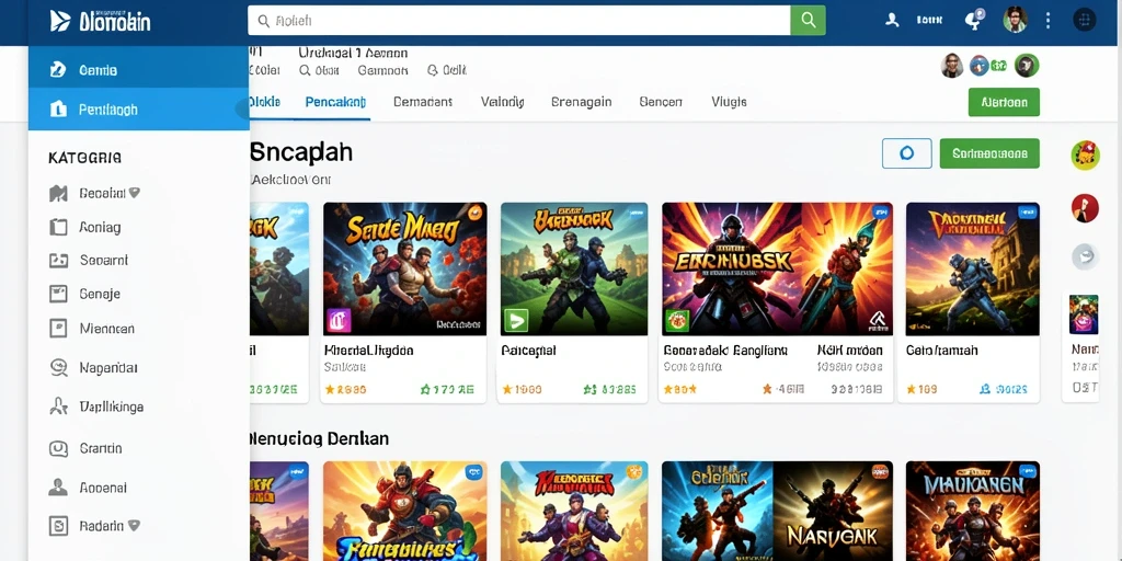 Tampilan antarmuka yang menarik dan user-friendly.