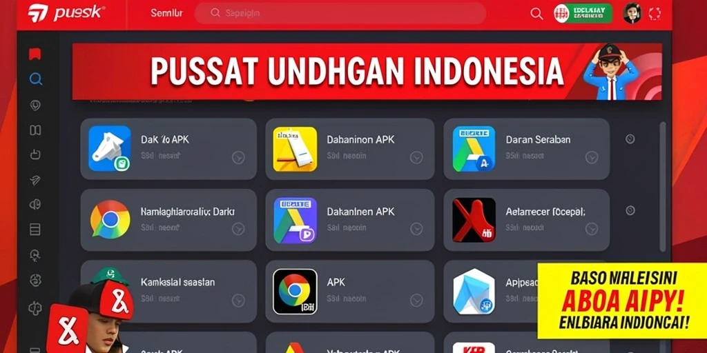Tampilan permainan yang modern dan menarik.