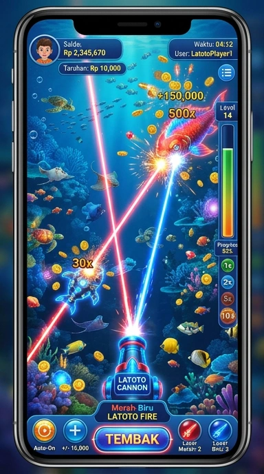 Galeri pratinjau visual latoto build APK resmi terbaru